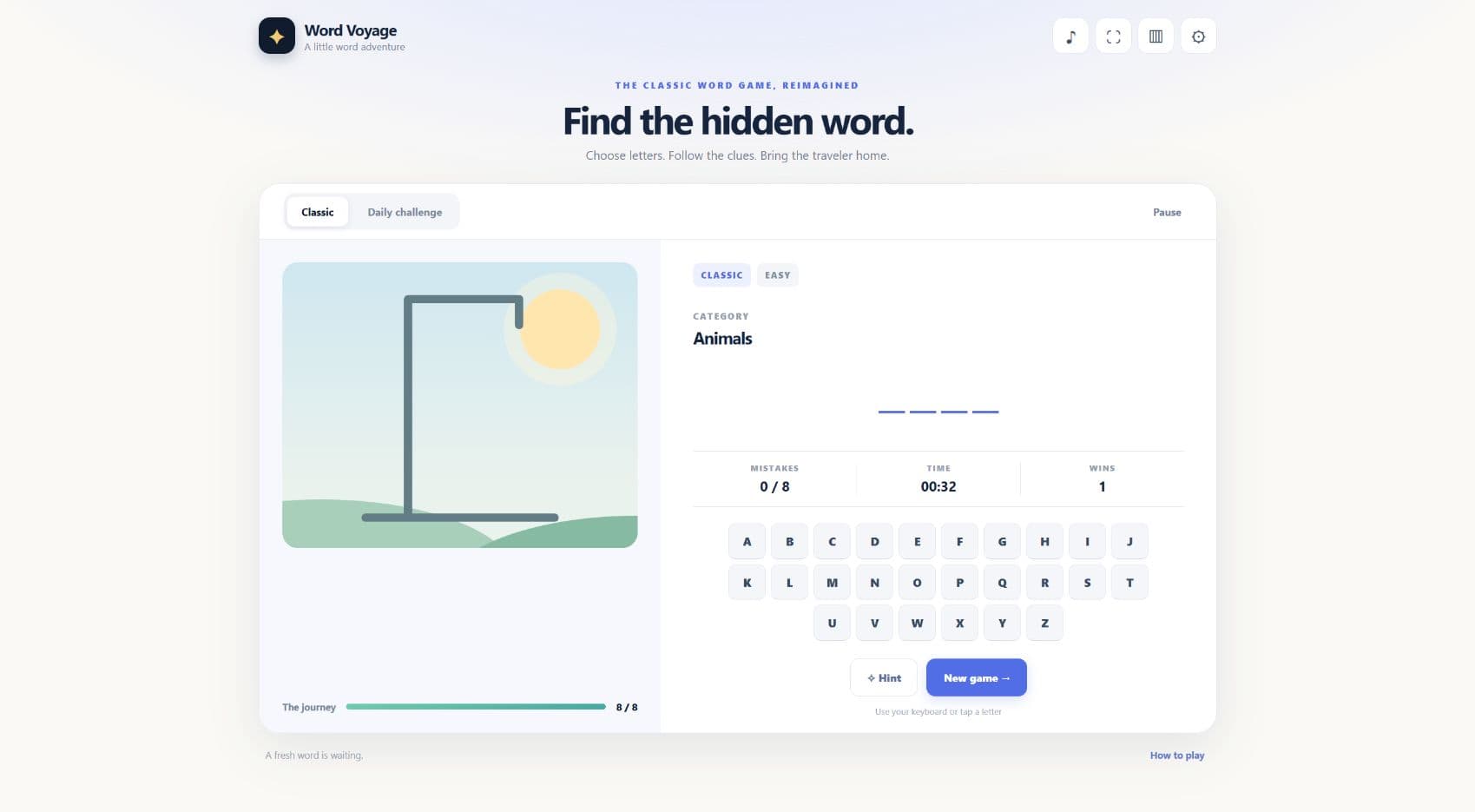 Game screenshots 2: Word Voyage: Hangman