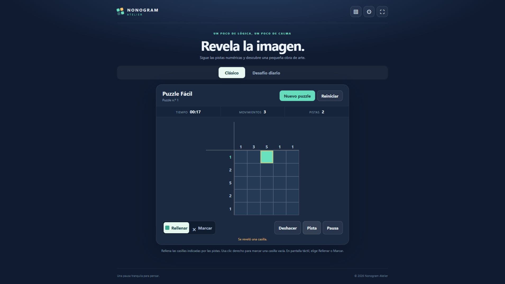 Screenshot of Nonogram Atelier
