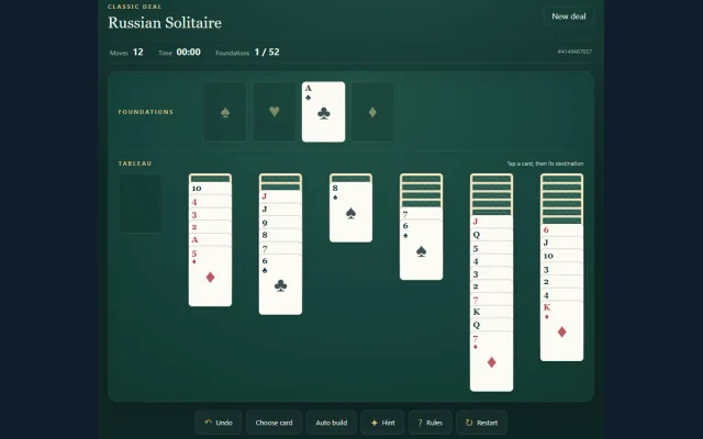 Promotional artwork for Russian Solitaire