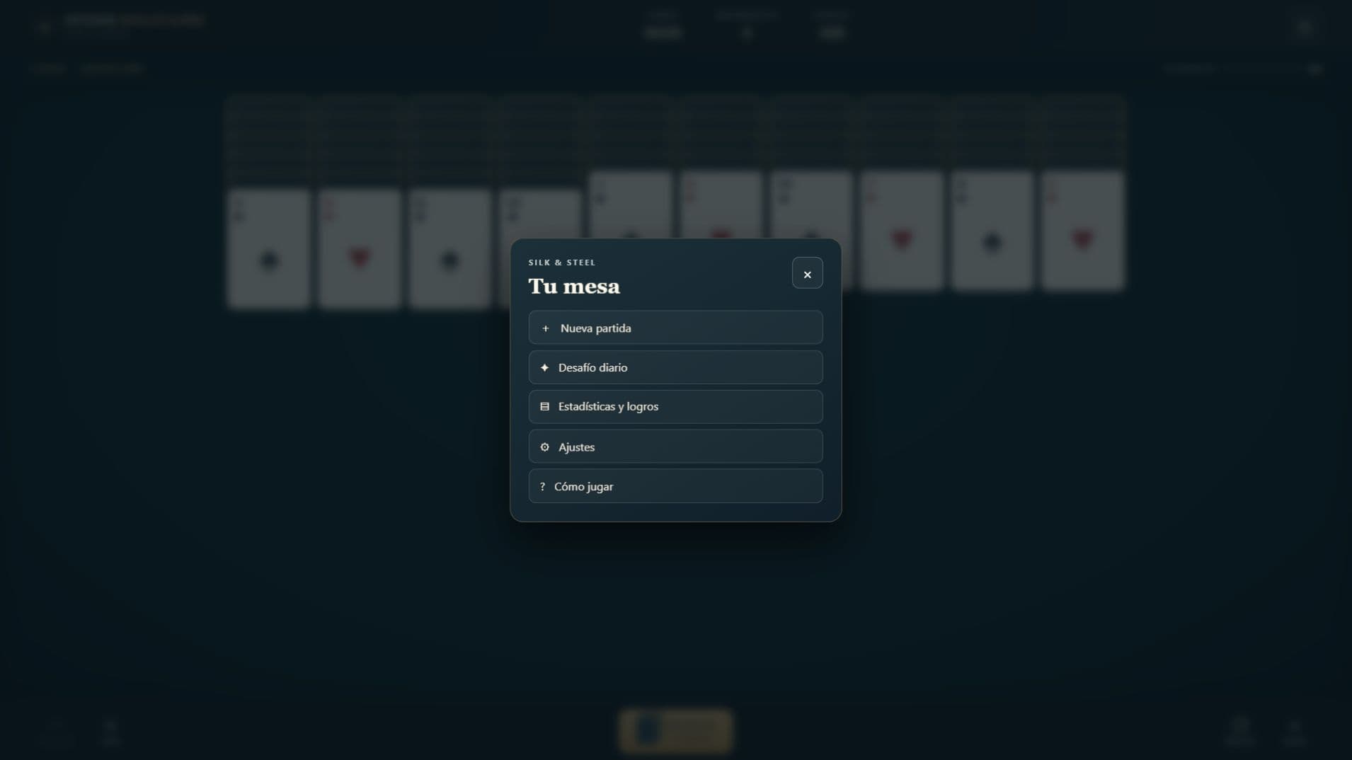 Game screenshots 3: Spider Solitaire: Silk & Steel
