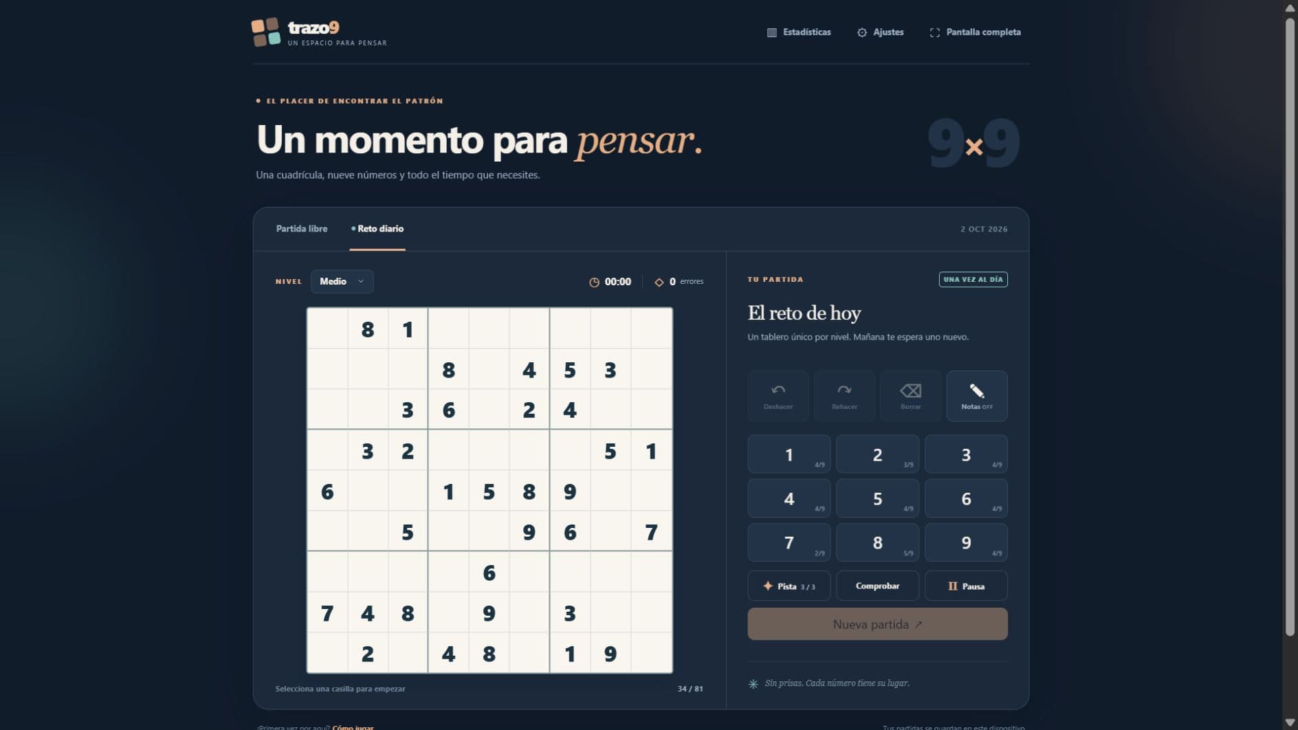 Game screenshots 2: Trazo 9 Sudoku