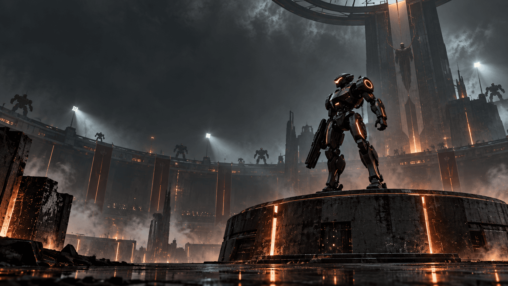 Concept art for Vectra Arena