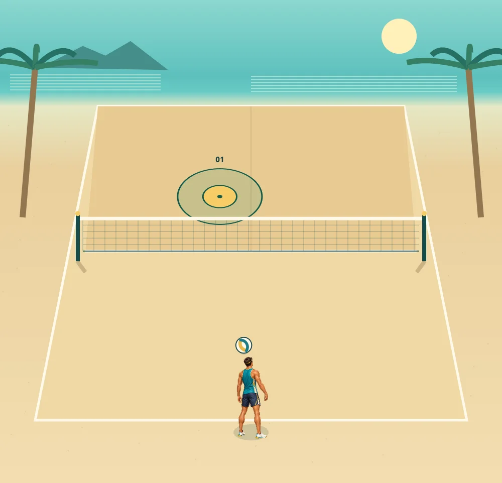 Beach Volley Precision mobile view