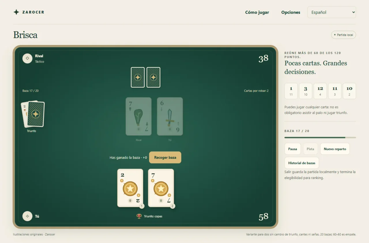 Brisca: gameplay screenshot 3