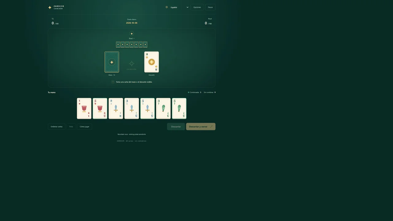 Chinchón: gameplay screenshot 1