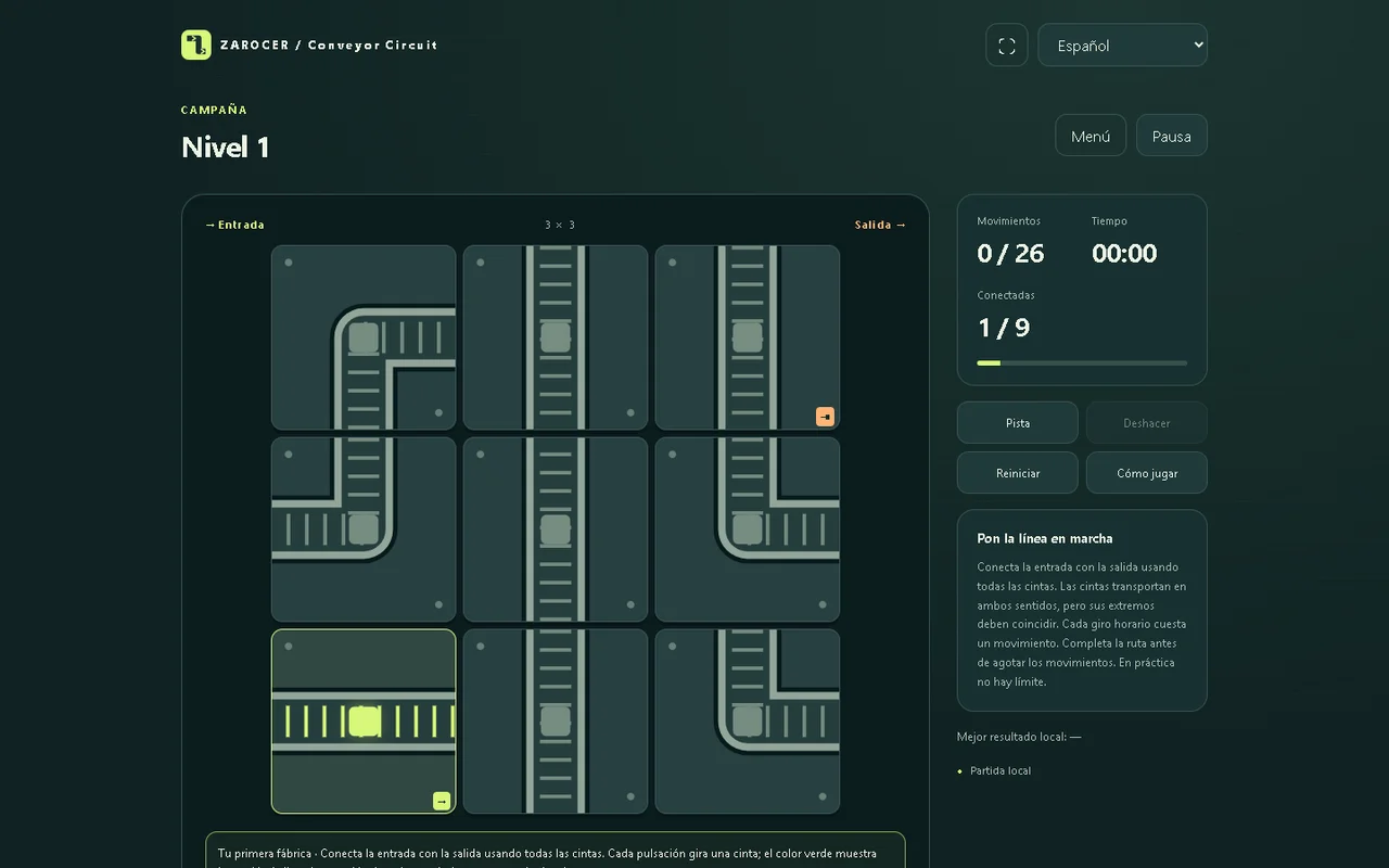 Conveyor Circuit: campaign board