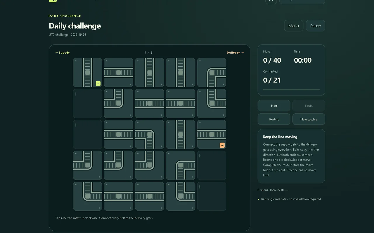 Conveyor Circuit: daily challenge