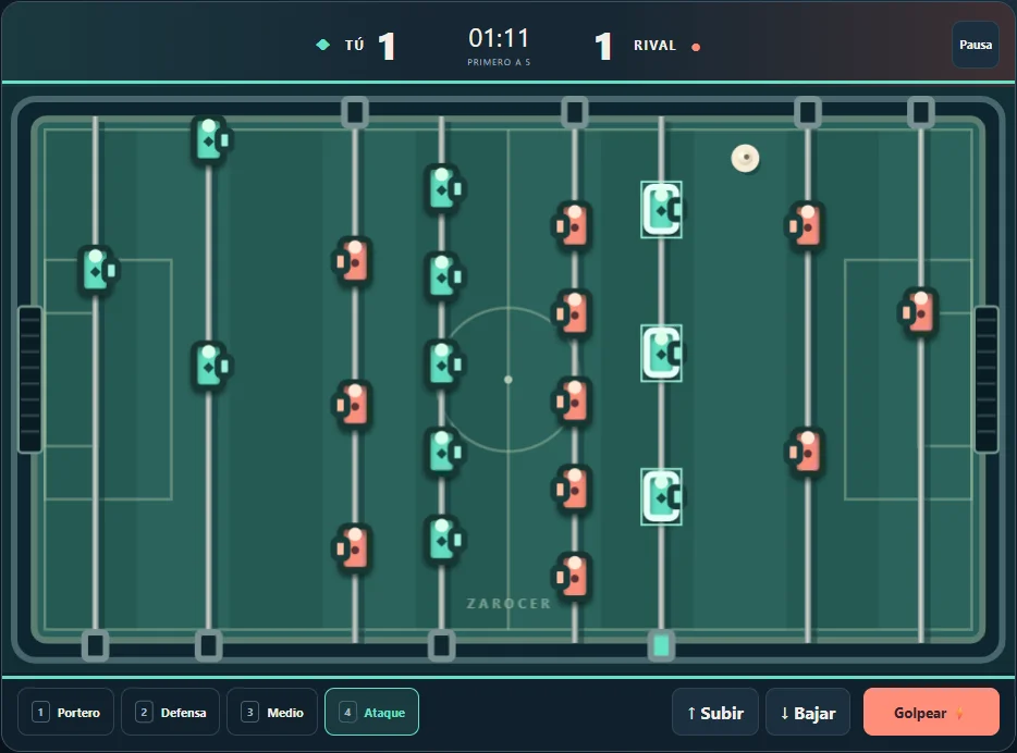 Foosball result