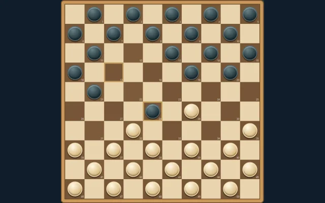 Promotional artwork for International Draughts