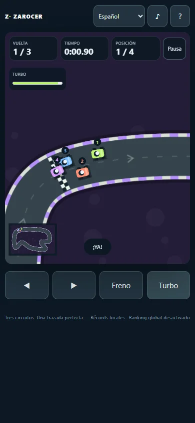 Kart Racing mobile controls