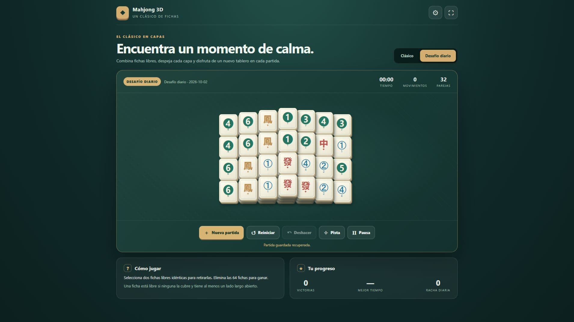 Game screenshots 3: Mahjong 3D