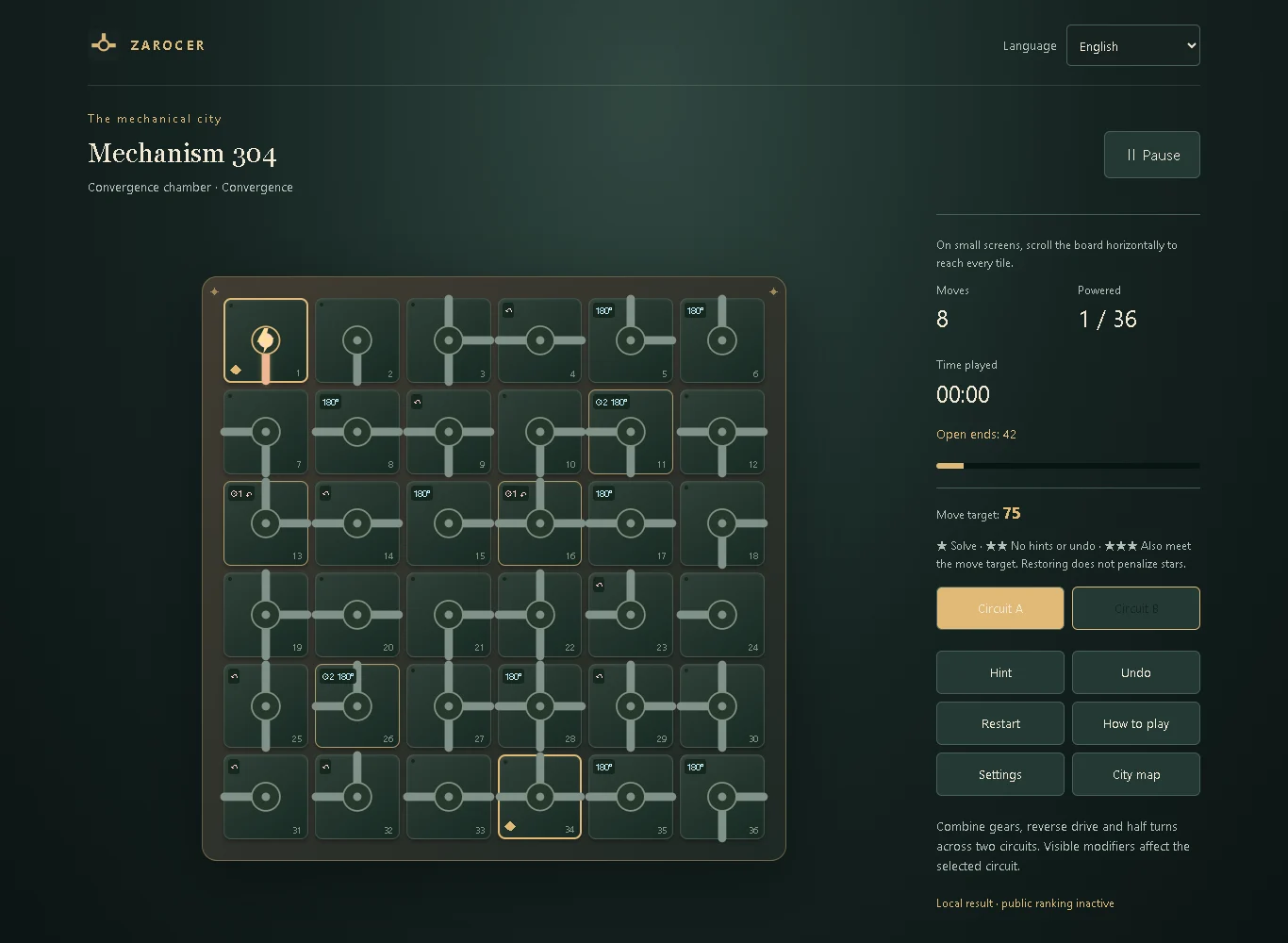 Mechanical Escape Room: Advanced mechanism with a larger circuit