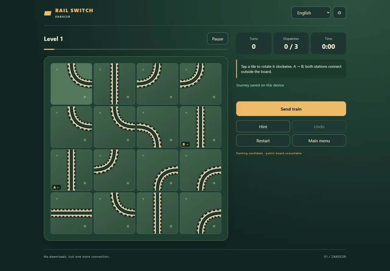 Rail Switch: gameplay screenshot 1