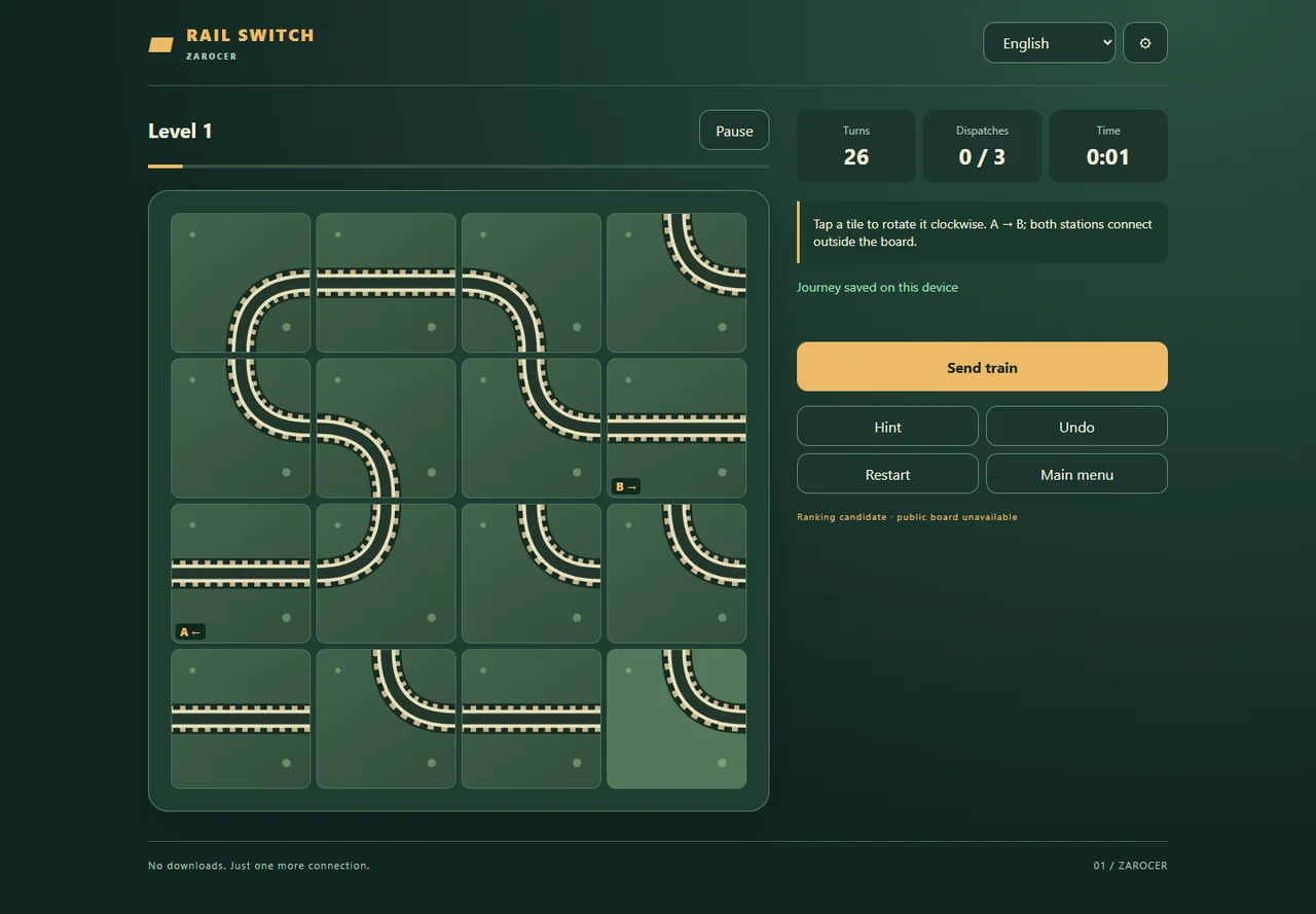 Rail Switch: gameplay screenshot 2