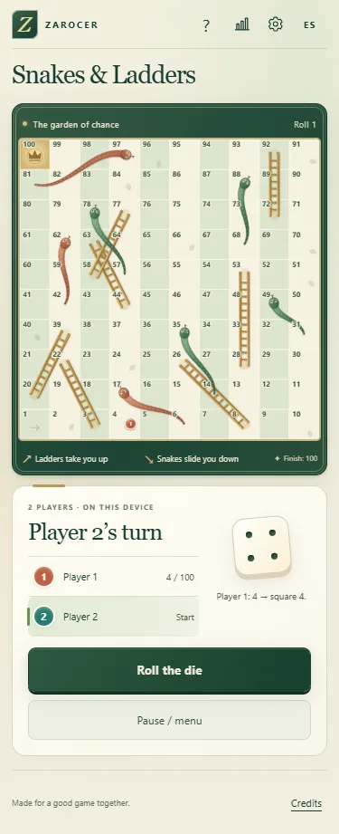 Screenshot 4 of Snakes & Ladders: mobile screen