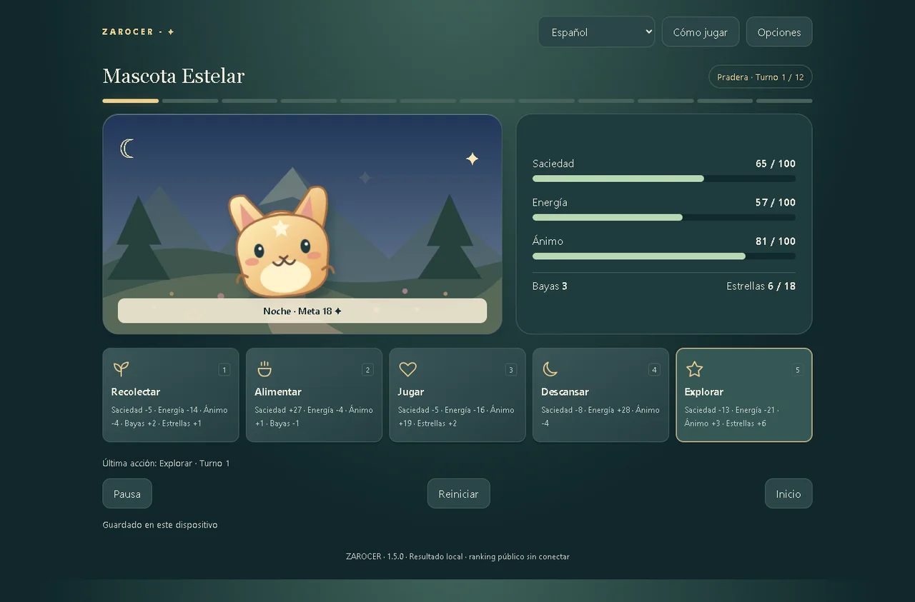 Starlight Pet: version 1.5.0, 4
