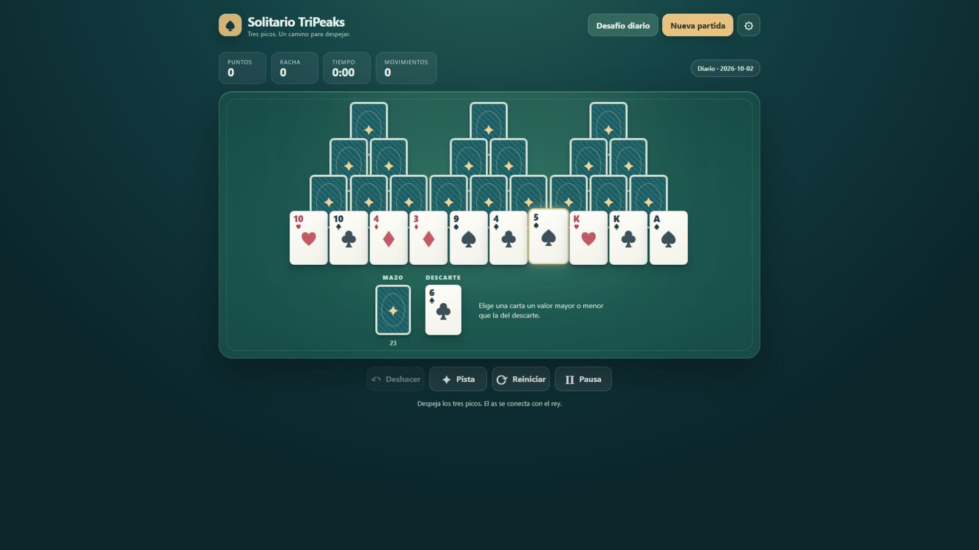 Game screenshots 3: TriPeaks Solitaire