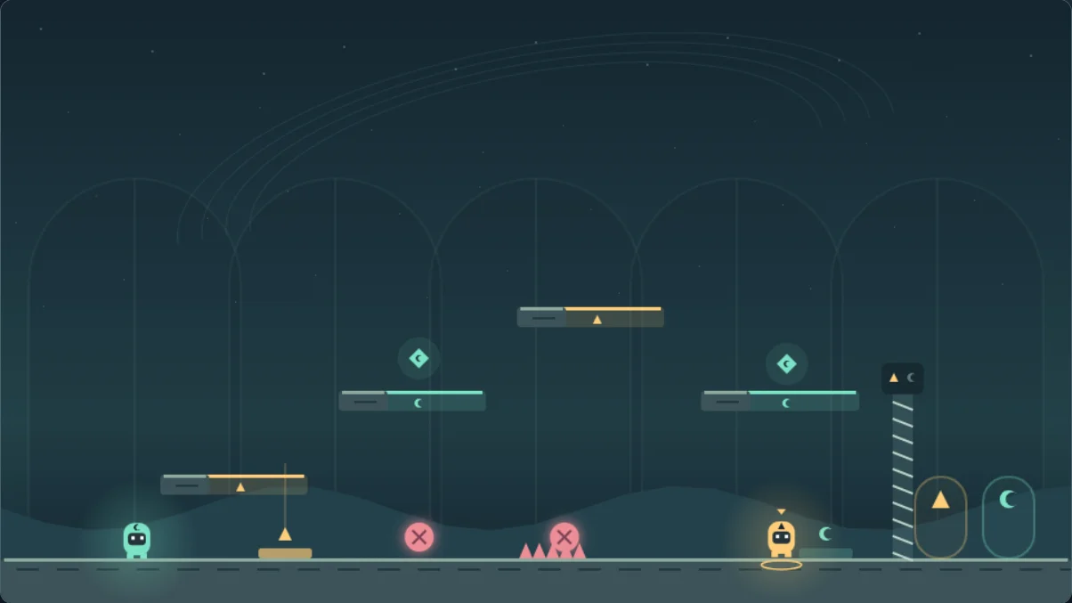 Twin Lanterns shared route