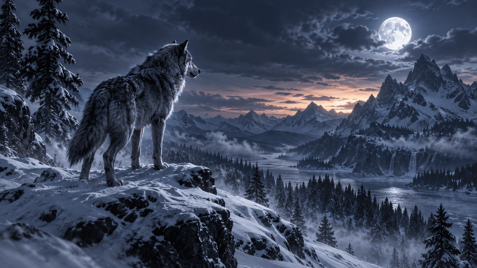 Concept art for WOLF: Nightfall
