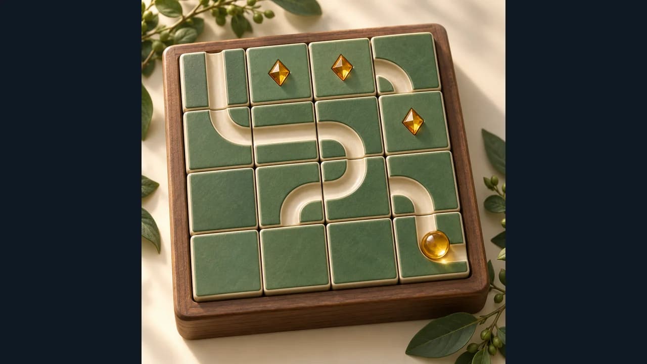 Marble Run Builder cover showing a marble track